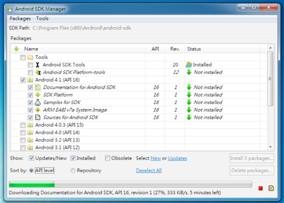 Android version&nbspdialog