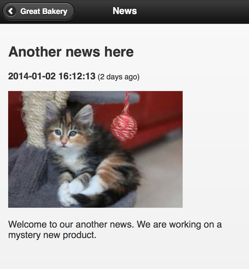 Bakery news&nbspcontent