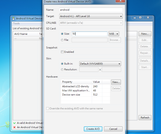 Setup&nbspavd
